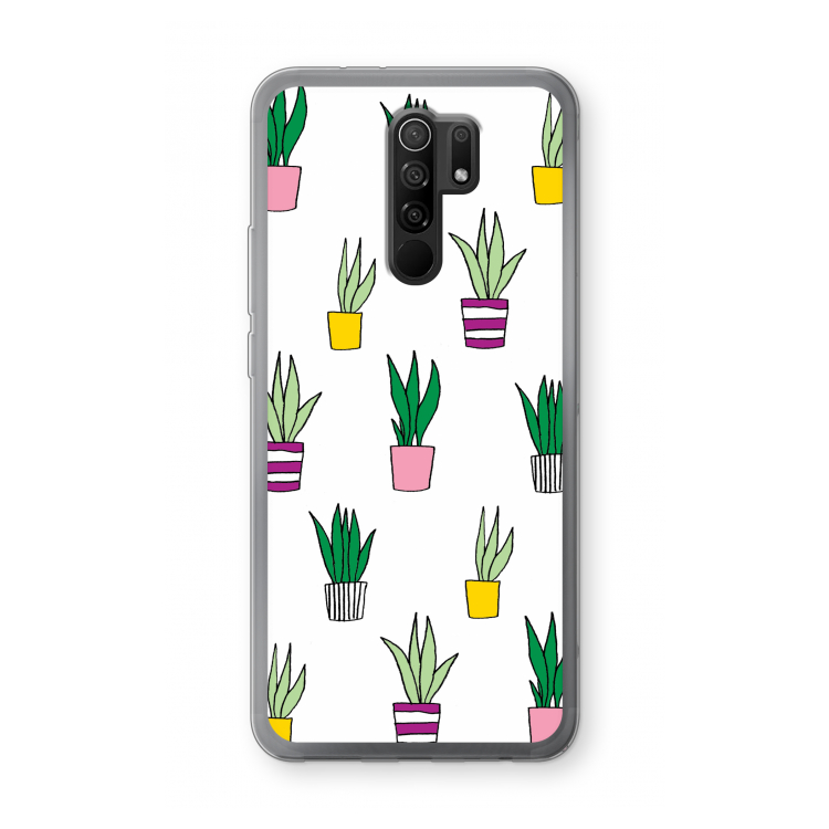 Sanseveria: Xiaomi Redmi 9 Transparant Hoesje