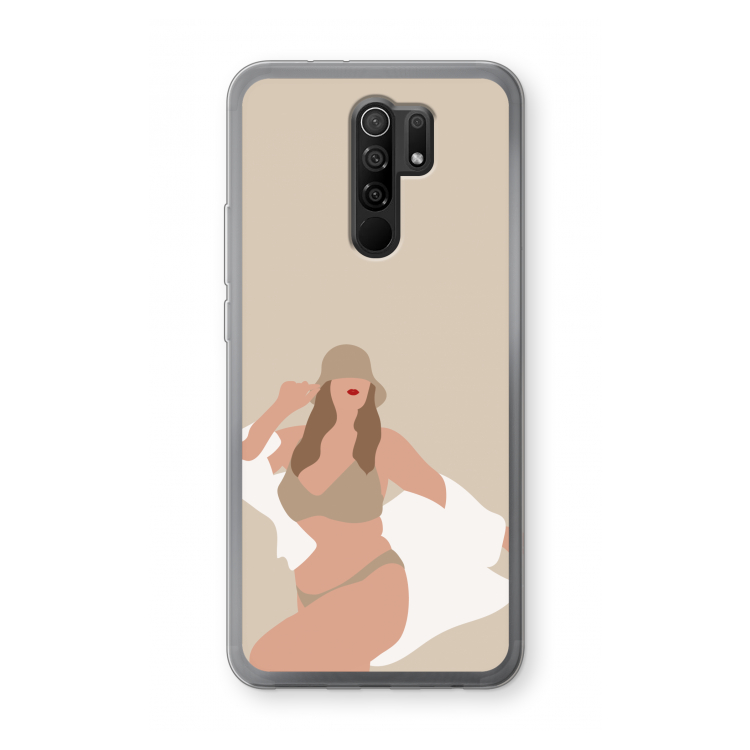One of a kind: Xiaomi Redmi 9 Transparant Hoesje
