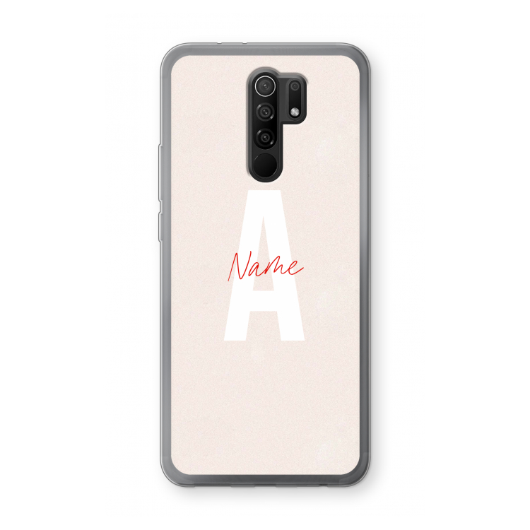 Strawberry Milkshake: Xiaomi Redmi 9 Transparant Hoesje