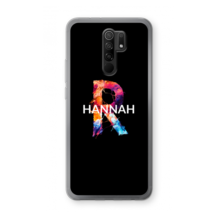 Abstract Spectrum: Xiaomi Redmi 9 Transparant Hoesje