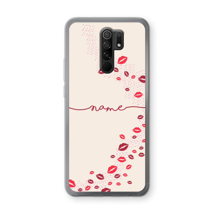 Kusjes: Xiaomi Redmi 9 Transparant Hoesje