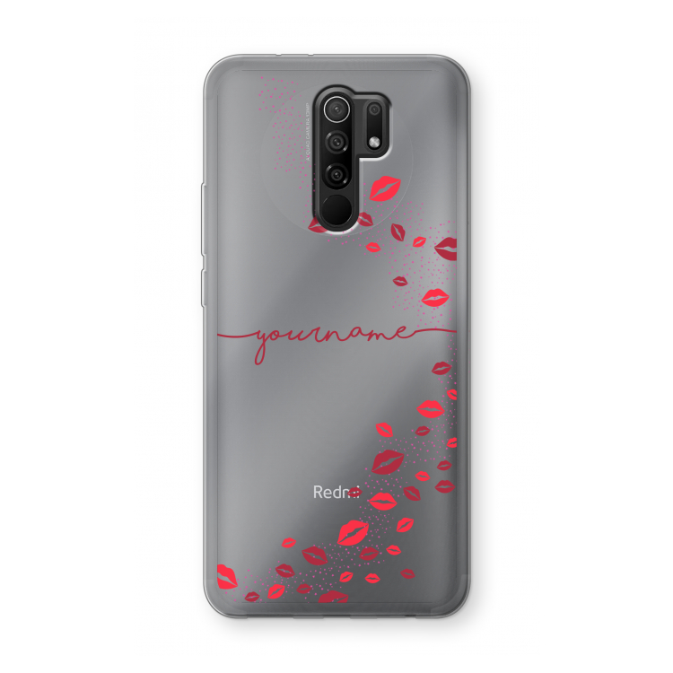 Kusjes: Xiaomi Redmi 9 Transparant Hoesje