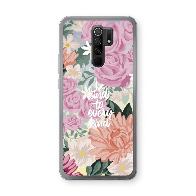 Kindness matters: Xiaomi Redmi 9 Transparant Hoesje
