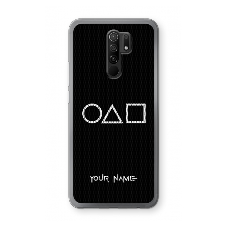 Squid Game: Xiaomi Redmi 9 Transparant Hoesje