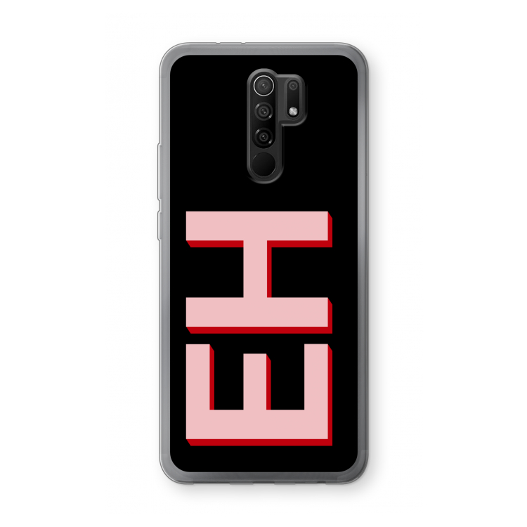Monogram: Xiaomi Redmi 9 Transparant Hoesje