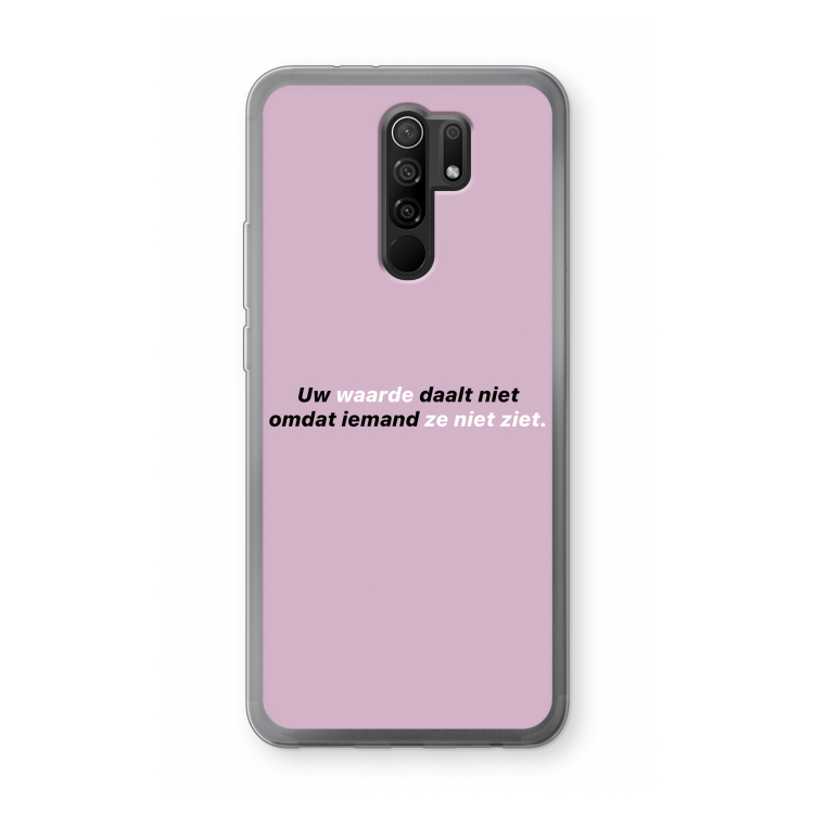 uw waarde daalt niet: Xiaomi Redmi 9 Transparant Hoesje