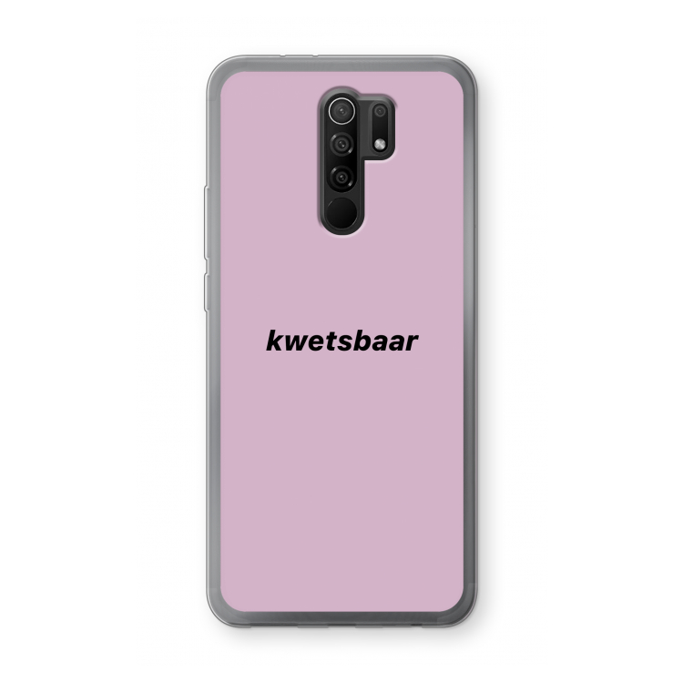 kwetsbaar: Xiaomi Redmi 9 Transparant Hoesje