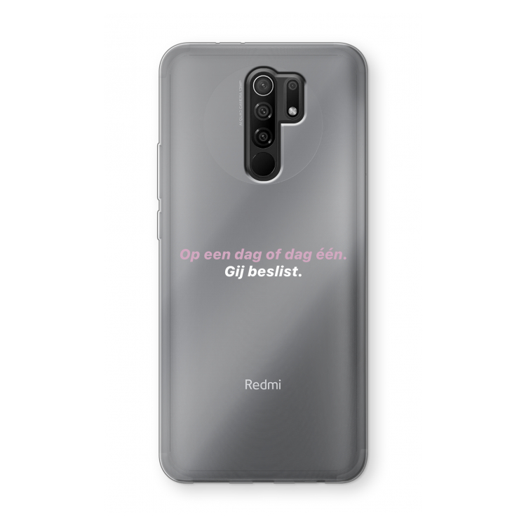 gij beslist: Xiaomi Redmi 9 Transparant Hoesje