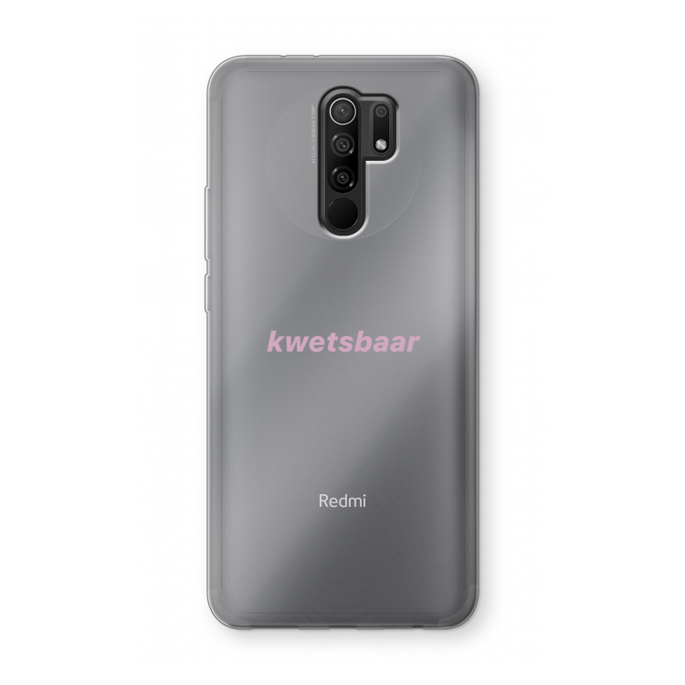 kwetsbaar: Xiaomi Redmi 9 Transparant Hoesje