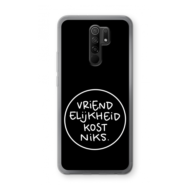 Vriendelijkheid: Xiaomi Redmi 9 Transparant Hoesje
