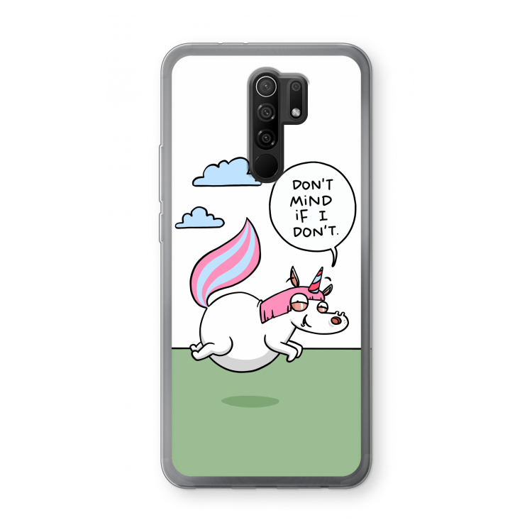 Unicorn: Xiaomi Redmi 9 Transparant Hoesje