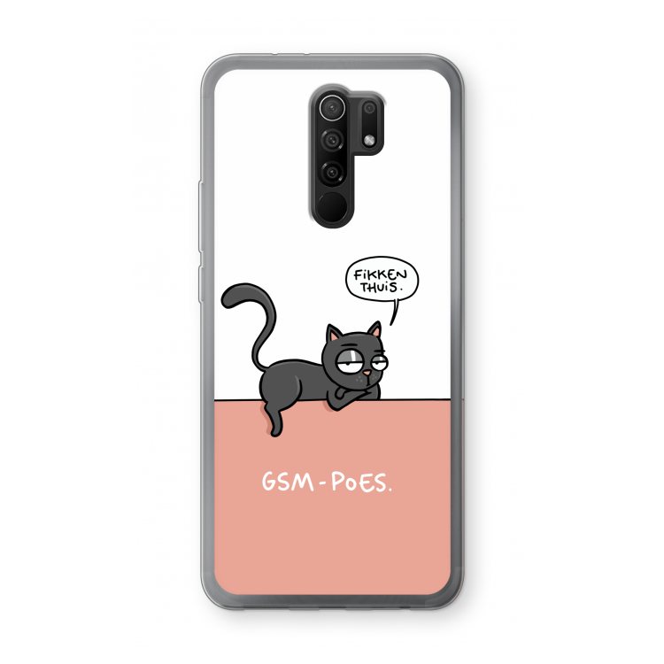GSM poes: Xiaomi Redmi 9 Transparant Hoesje