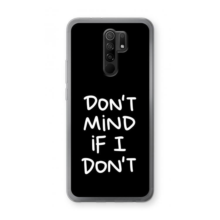 Don't Mind: Xiaomi Redmi 9 Transparant Hoesje