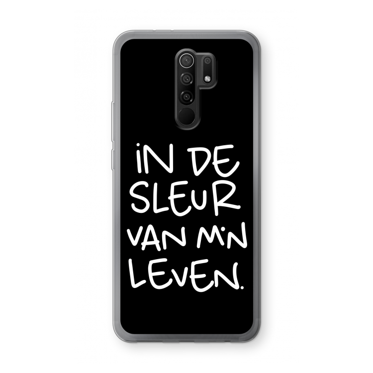 De Sleur: Xiaomi Redmi 9 Transparant Hoesje