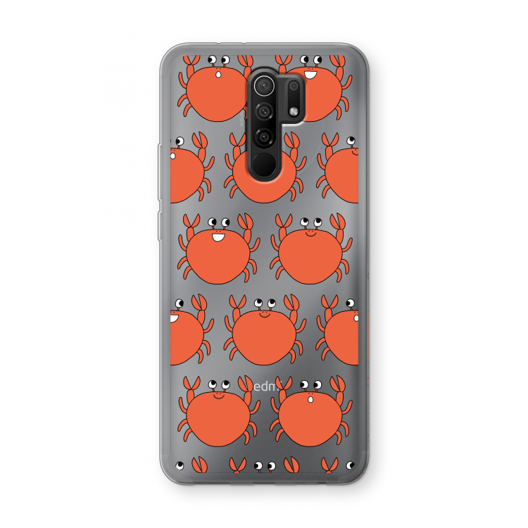 Krab: Xiaomi Redmi 9 Transparant Hoesje