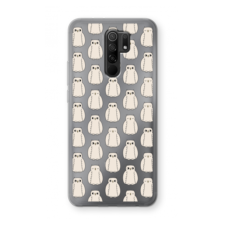 Uilen: Xiaomi Redmi 9 Transparant Hoesje