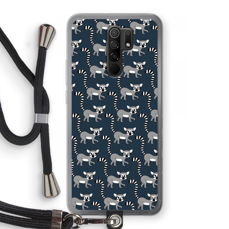Makis: Xiaomi Redmi 9 Transparant Hoesje met koord