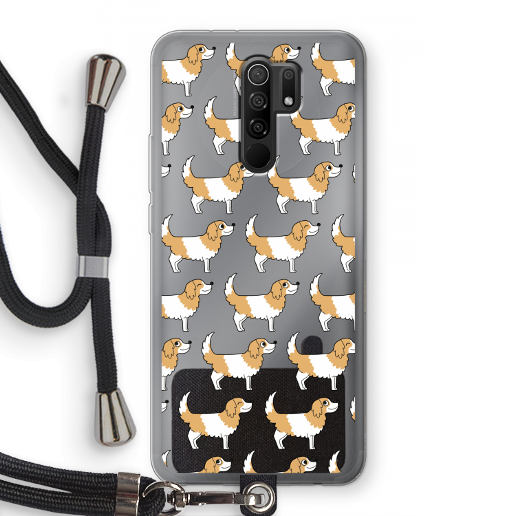Doggy: Xiaomi Redmi 9 Transparant Hoesje met koord