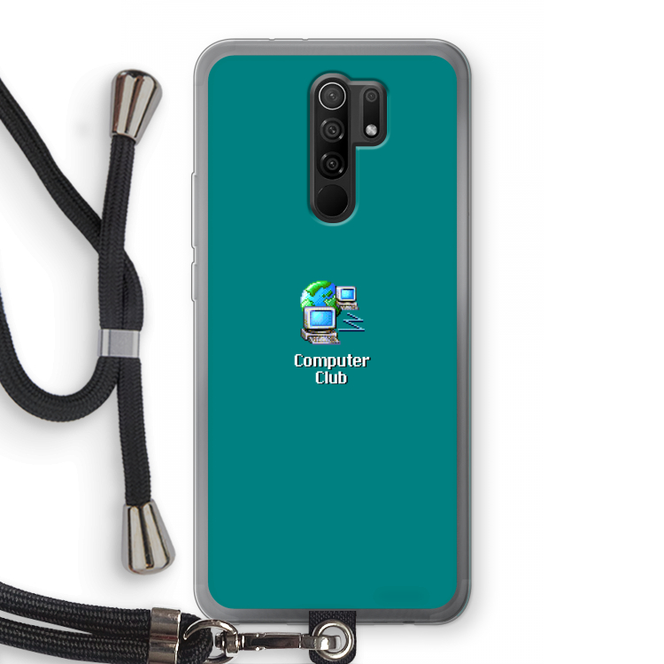 Win98: Xiaomi Redmi 9 Transparant Hoesje met koord