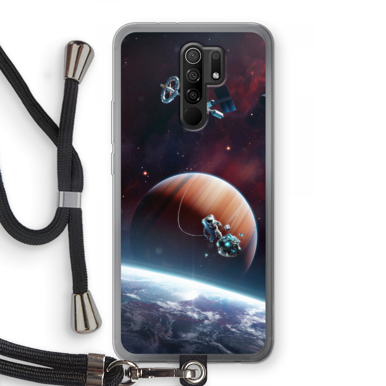 Examiner: Xiaomi Redmi 9 Transparant Hoesje met koord