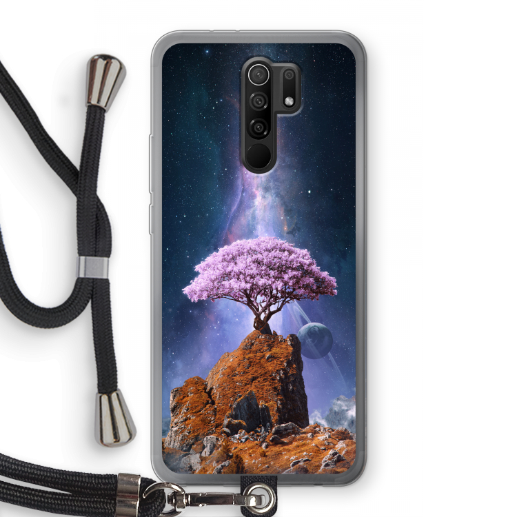 Ambition: Xiaomi Redmi 9 Transparant Hoesje met koord