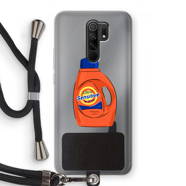 Ultra Sensitive: Xiaomi Redmi 9 Transparant Hoesje met koord