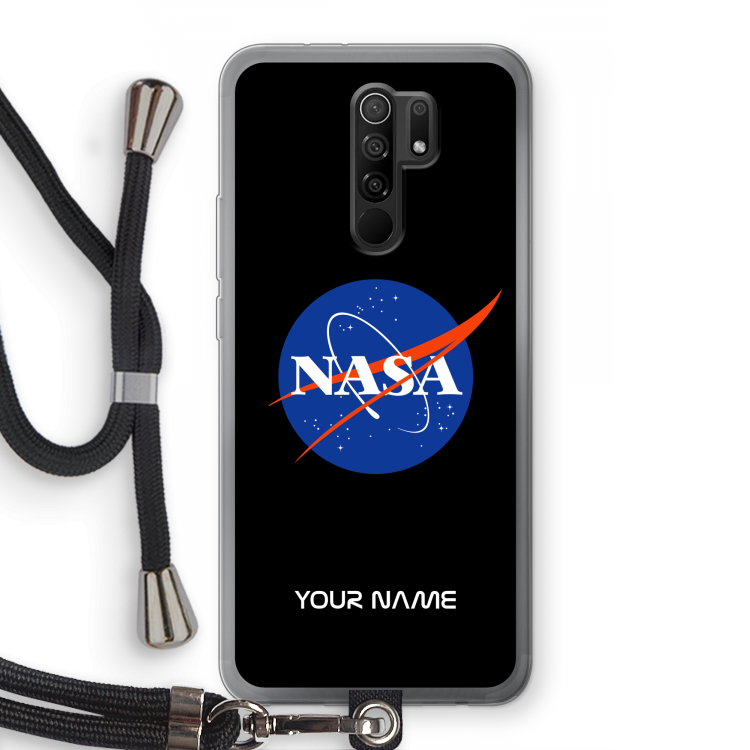 NASA: Xiaomi Redmi 9 Transparant Hoesje met koord