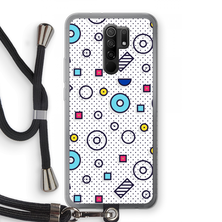 8-bit N°9: Xiaomi Redmi 9 Transparant Hoesje met koord