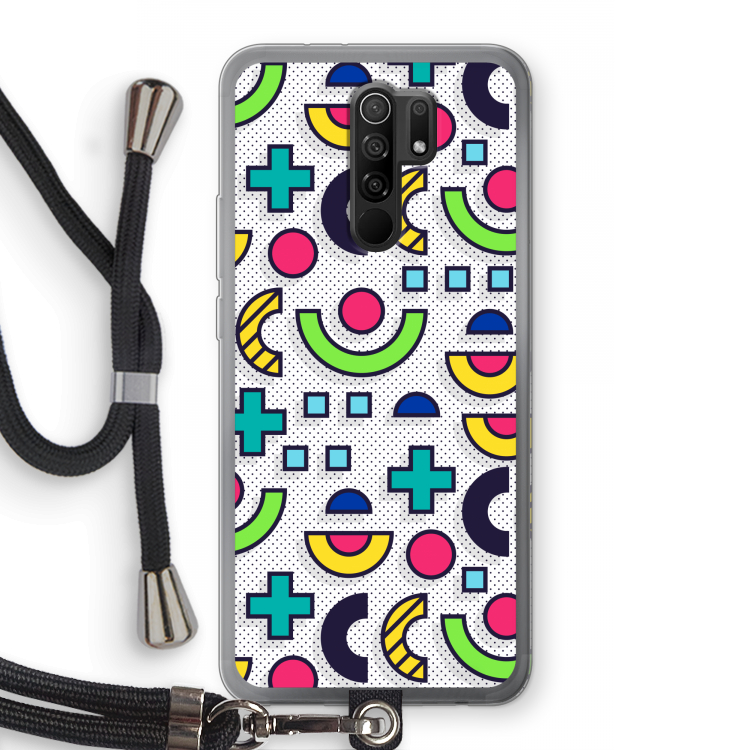 8-bit N°6: Xiaomi Redmi 9 Transparant Hoesje met koord