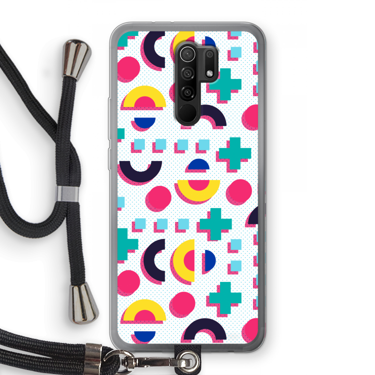 8-bit N°2: Xiaomi Redmi 9 Transparant Hoesje met koord