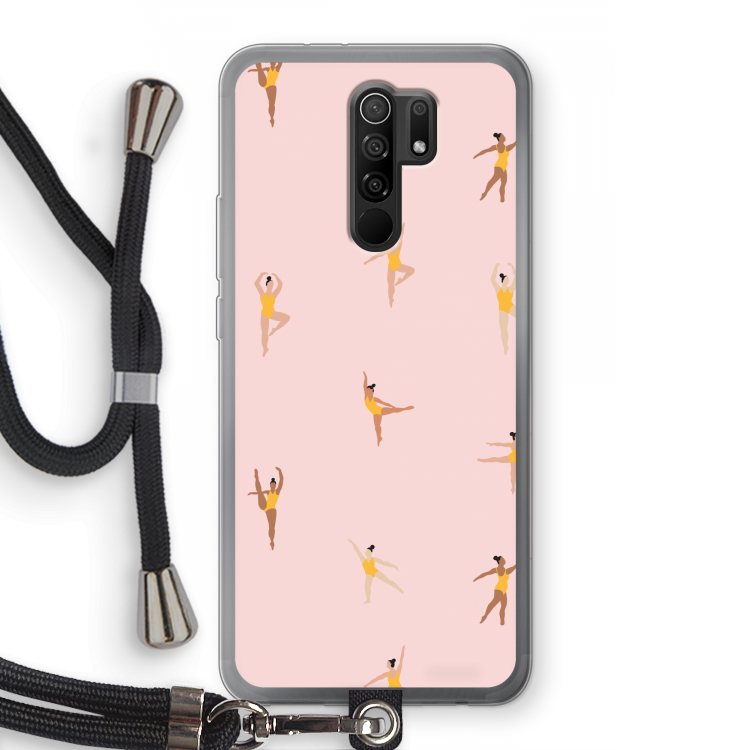 Dans #2: Xiaomi Redmi 9 Transparant Hoesje met koord
