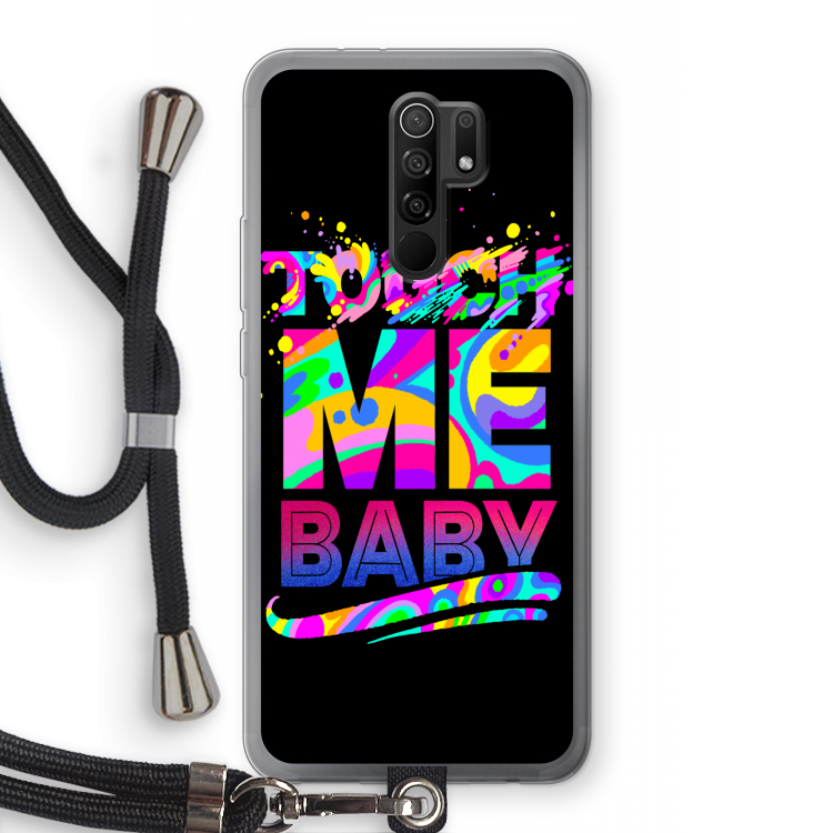 Touch Me: Xiaomi Redmi 9 Transparant Hoesje met koord