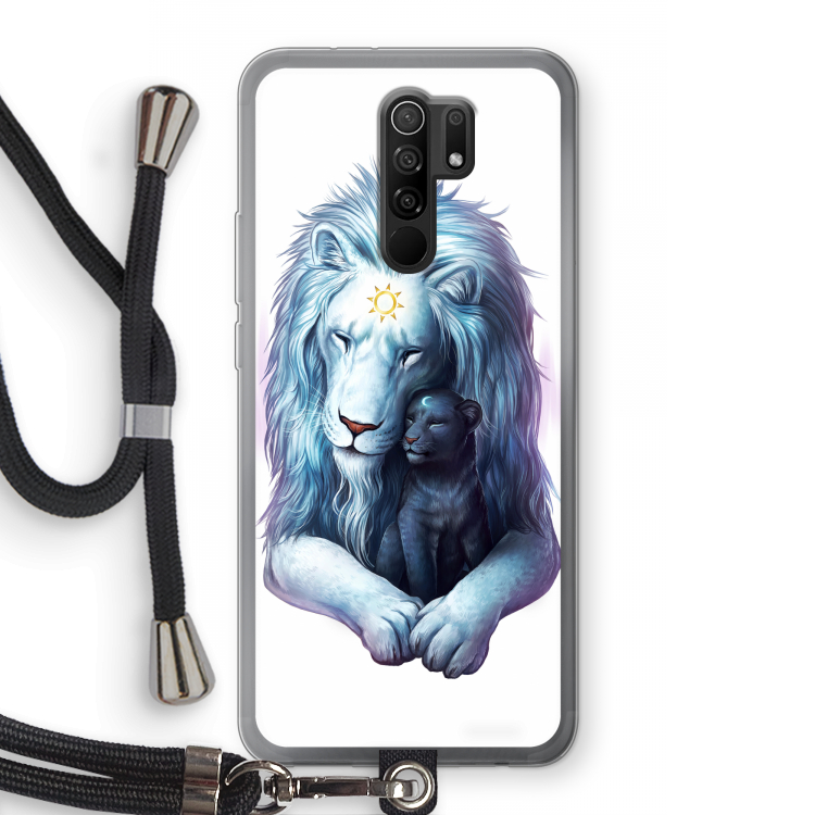 Child Of Light: Xiaomi Redmi 9 Transparant Hoesje met koord
