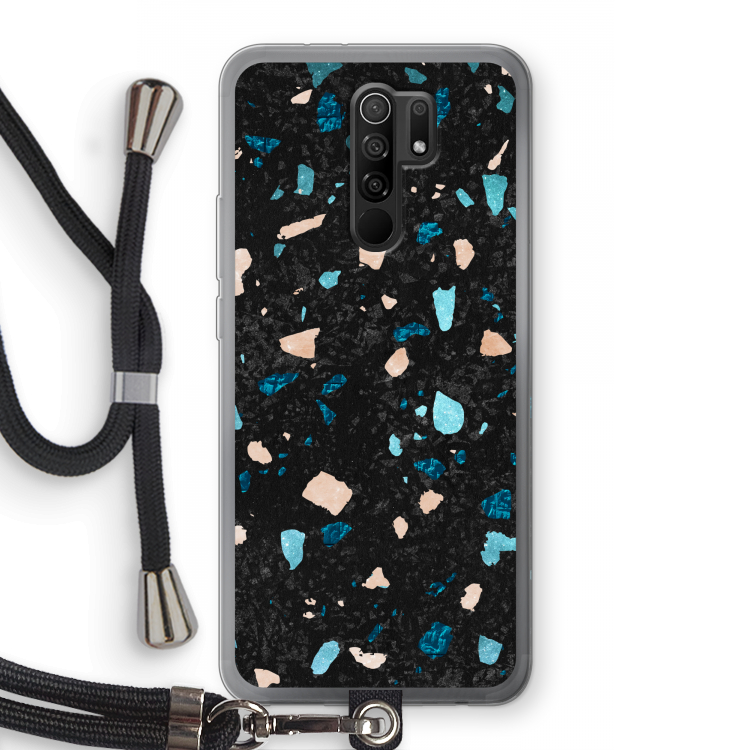 Terrazzo N°11: Xiaomi Redmi 9 Transparant Hoesje met koord