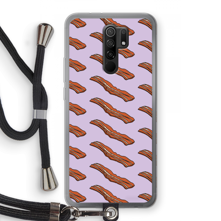 Bacon to my eggs #2: Xiaomi Redmi 9 Transparant Hoesje met koord