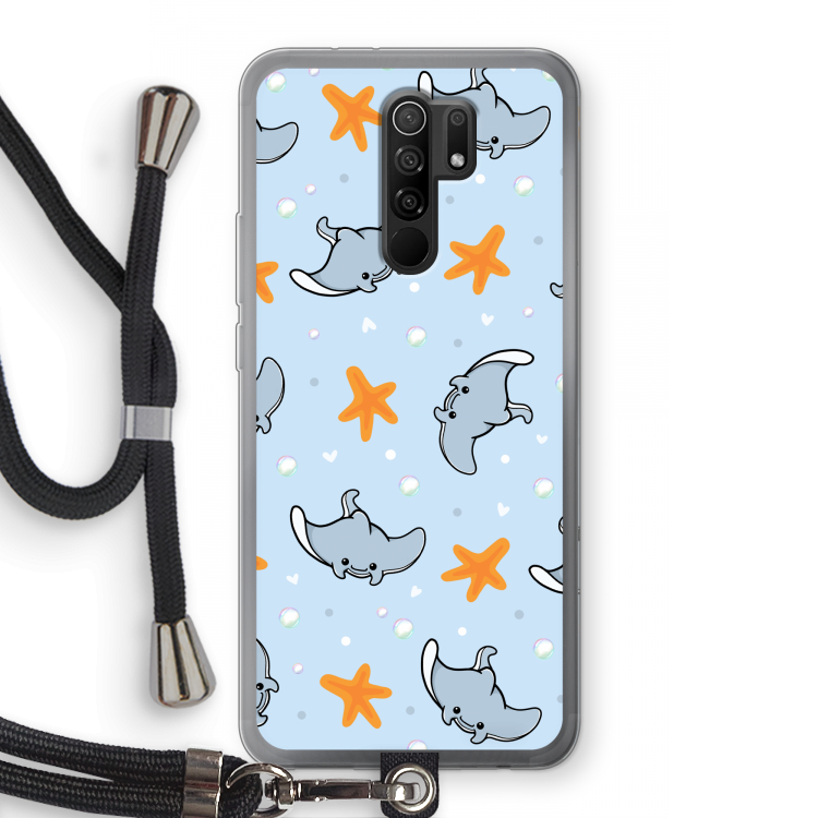 Manta: Xiaomi Redmi 9 Transparant Hoesje met koord
