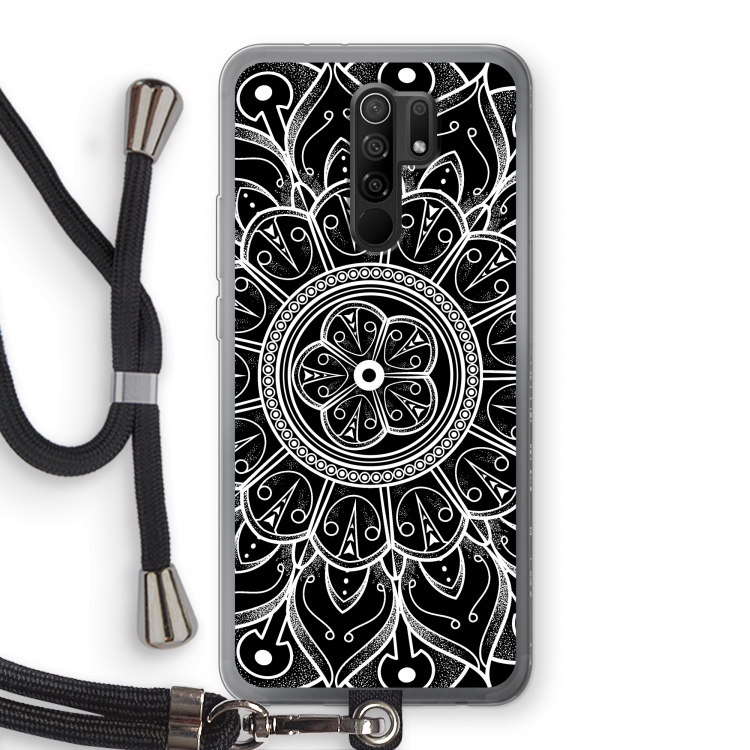Roses Are Red: Xiaomi Redmi 9 Transparant Hoesje met koord