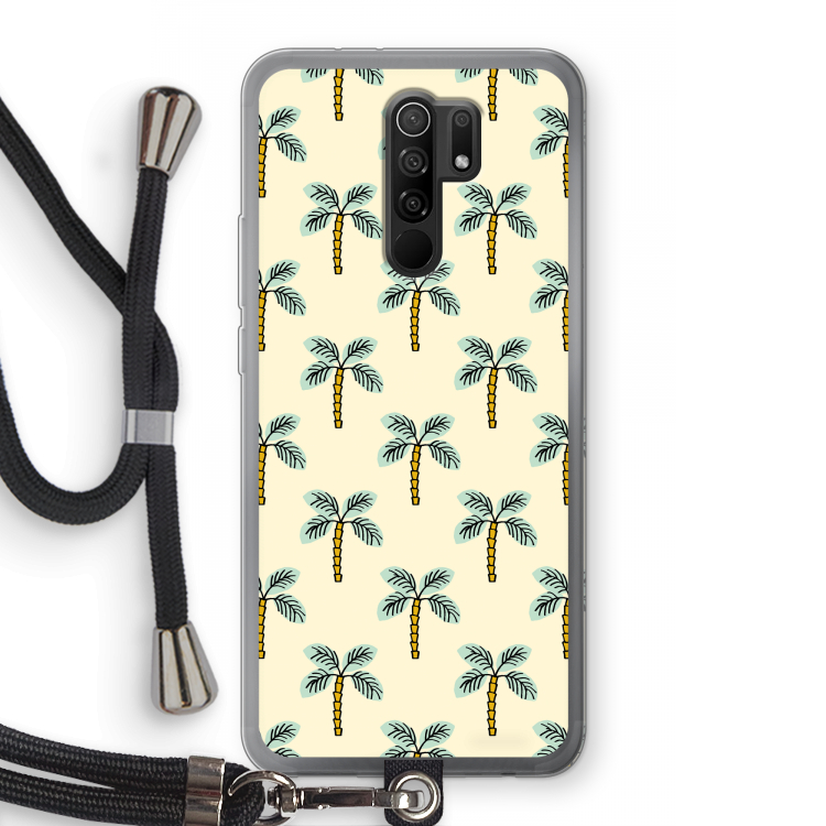 Paradise: Xiaomi Redmi 9 Transparant Hoesje met koord