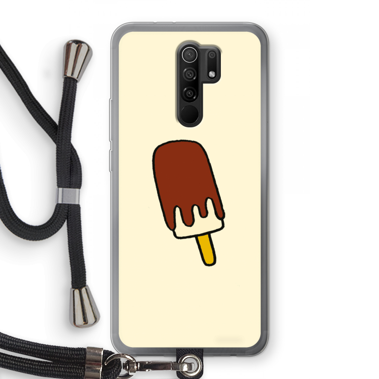 Frisco: Xiaomi Redmi 9 Transparant Hoesje met koord