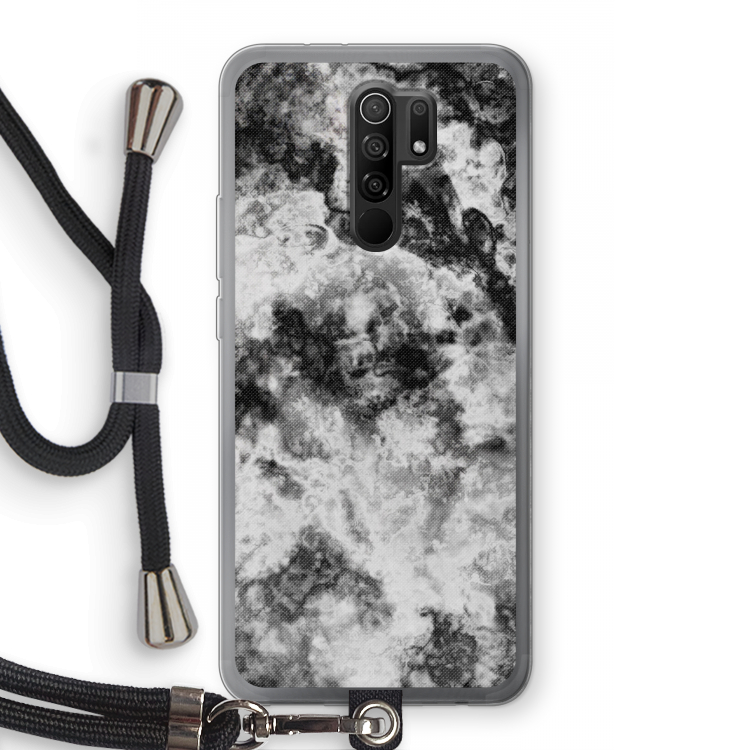 Onweer: Xiaomi Redmi 9 Transparant Hoesje met koord
