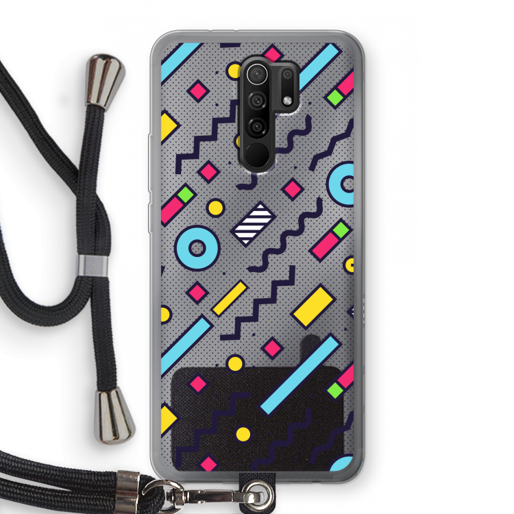 8-bit N°8: Xiaomi Redmi 9 Transparant Hoesje met koord