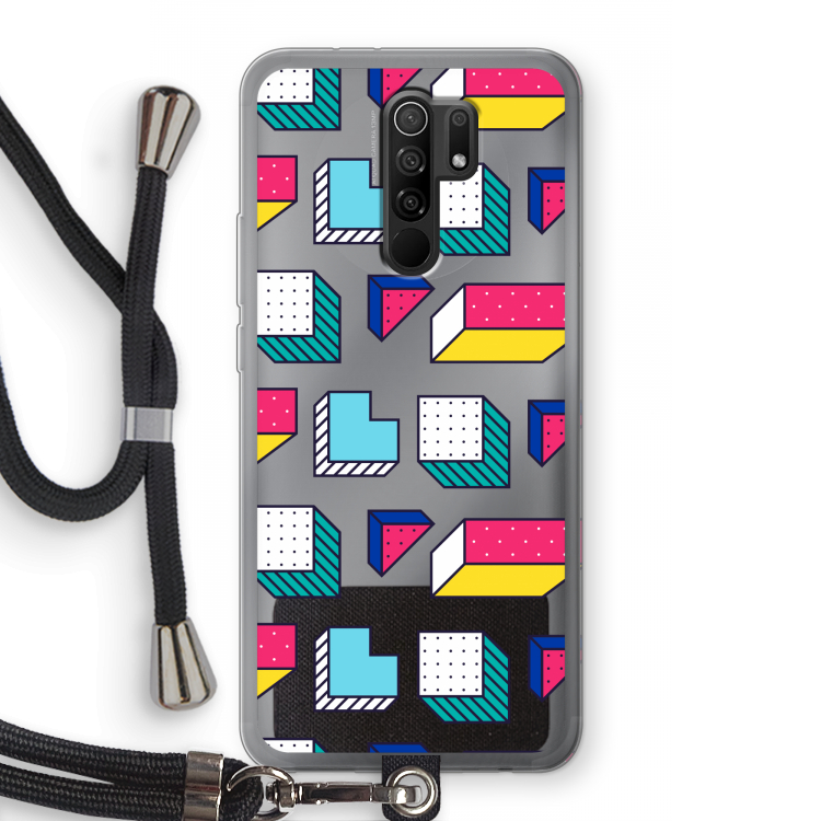8-bit N°7: Xiaomi Redmi 9 Transparant Hoesje met koord