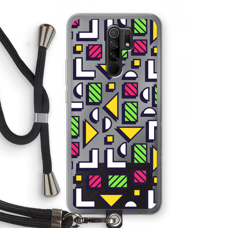 8-bit N°4: Xiaomi Redmi 9 Transparant Hoesje met koord