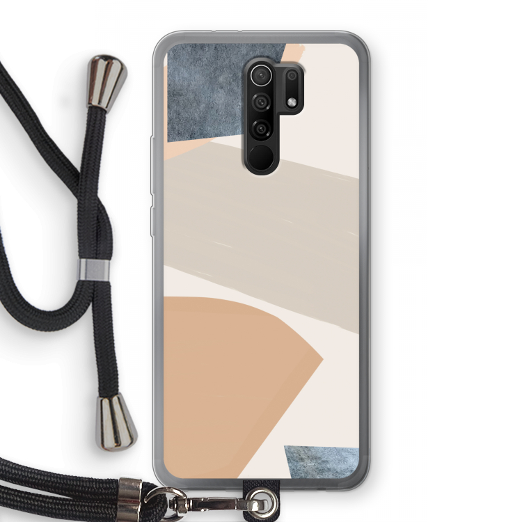 Formo: Xiaomi Redmi 9 Transparant Hoesje met koord