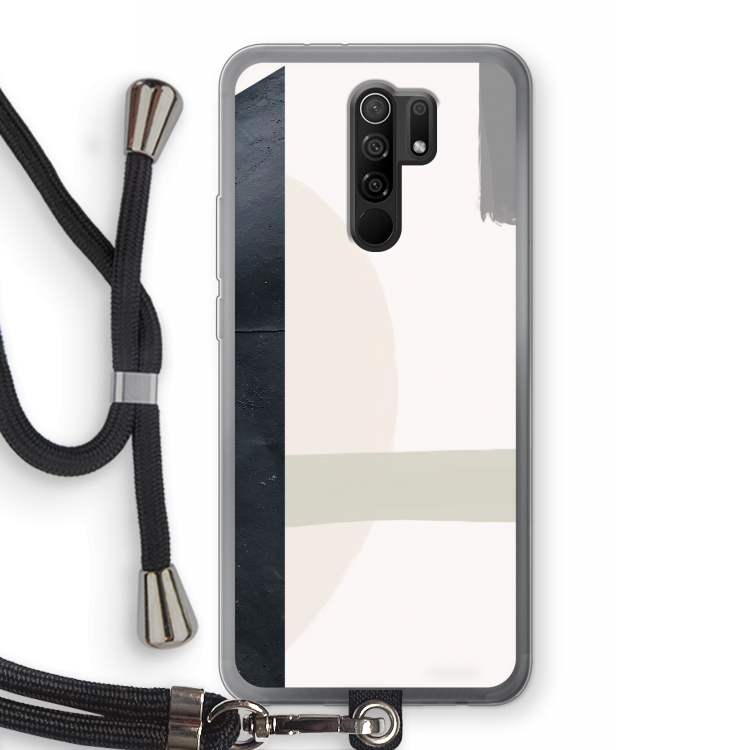 Baca: Xiaomi Redmi 9 Transparant Hoesje met koord