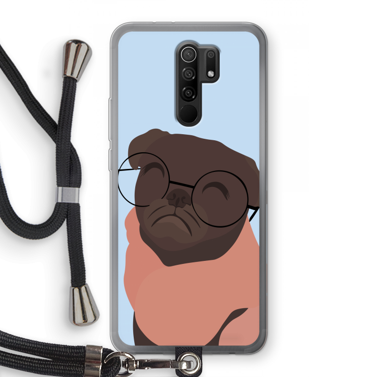 Ludo: Xiaomi Redmi 9 Transparant Hoesje met koord