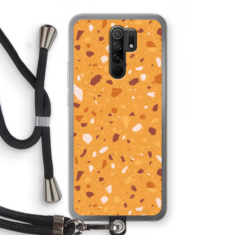 Terrazzo N°24: Xiaomi Redmi 9 Transparant Hoesje met koord