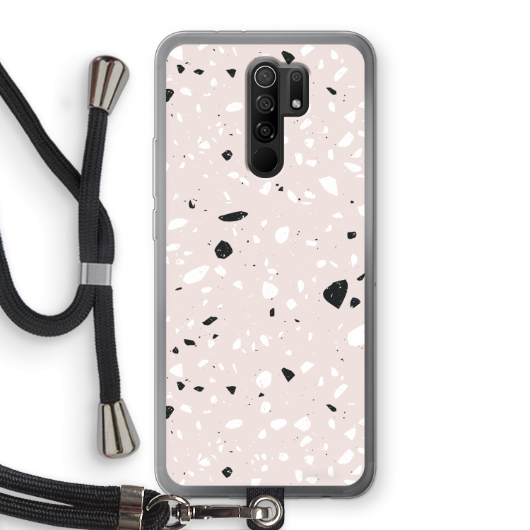 Terrazzo N°20: Xiaomi Redmi 9 Transparant Hoesje met koord