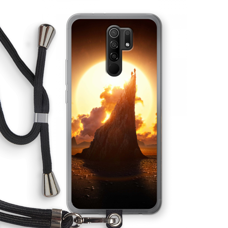 Children of the Sun: Xiaomi Redmi 9 Transparant Hoesje met koord