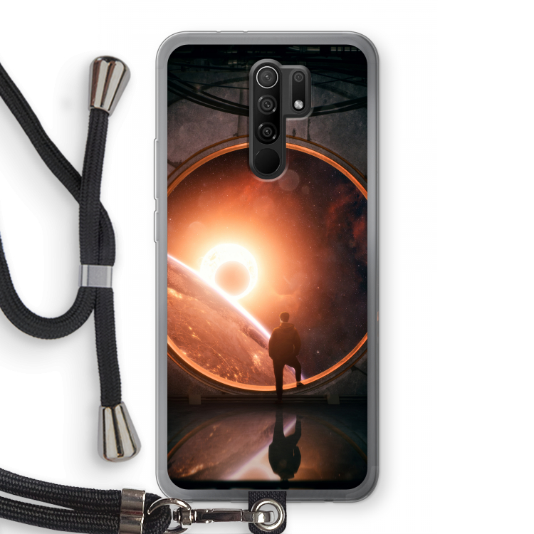 Ephemeral: Xiaomi Redmi 9 Transparant Hoesje met koord